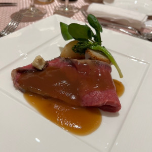 お肉料理ローストビーフ|713525さんのアーヴェリール迎賓館（姫路）/テイクアンドギヴ・ニーズウェディングの写真(2366928)