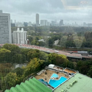 披露宴会場からの景色