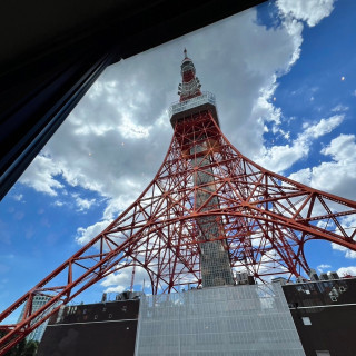 東京タワーがよくみえます