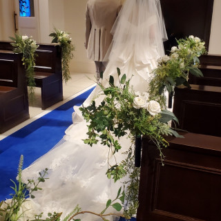 新郎新婦退場