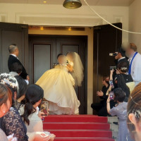 フラワーシャワー前