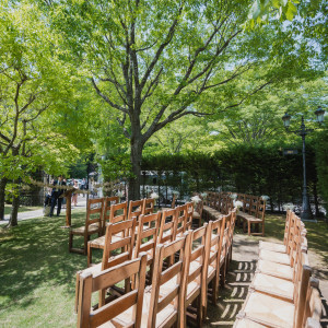 ガーデンウェディングの様子です|714368さんのSHOZAN RESORT KYOTO(SHOZANリゾート京都)の写真(2469909)
