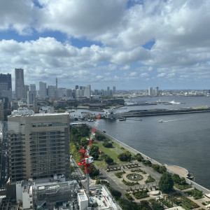展望デッキからの景色です。|714502さんのMARINE TOWER WEDDING（マリンタワー ウエディング）の写真(2218202)