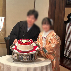 だるまの目入れケーキです。|714690さんの東京大神宮マツヤサロンの写真(2219181)