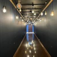 チャペルまでの廊下です