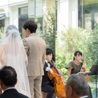 挙式の際の生演奏