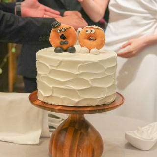 特注なウェディングケーキ