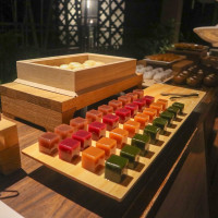 テラスでのデザートビュッフェ