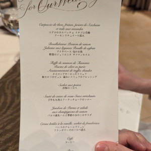 コース料理の内容です。|715046さんのアルカンシエル金沢（アルカンシエルグループ）の写真(2223989)