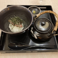 出身地の食材を使ってもらったお茶漬けです。