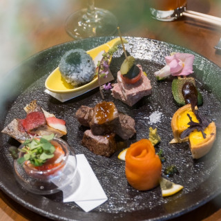 新郎新婦の料理です