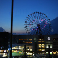 夜景が見える会場