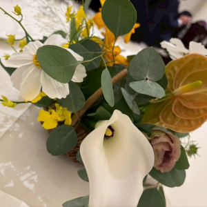 卓上装花|715775さんのベイサイド迎賓館（鹿児島）/テイクアンドギヴ・ニーズウェディングの写真(2559049)