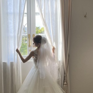 新婦控室|715775さんのベイサイド迎賓館（鹿児島）/テイクアンドギヴ・ニーズウェディングの写真(2559052)