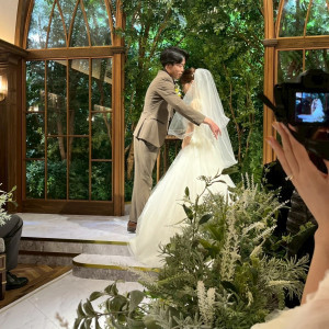 森のチャペル|715775さんのベイサイド迎賓館（鹿児島）/テイクアンドギヴ・ニーズウェディングの写真(2559050)