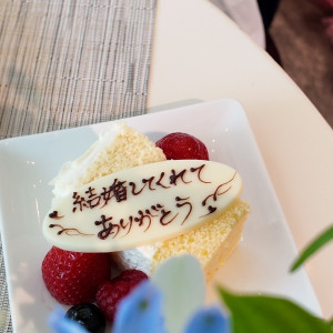 新郎へのサプライズ|715847さんのTHE CLASSICA BAY RESORT （ザ クラシカ ベイリゾート）の写真(2441931)
