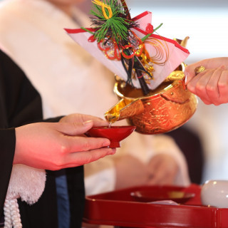 神前式中の写真です。