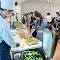 バーベキュービュッフェの様子です