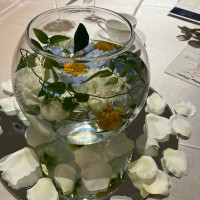 ゲストテーブル1卓1万円の装飾です。