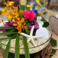 ゲストテーブルの装花