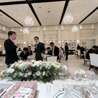 新郎視点での披露宴会場
