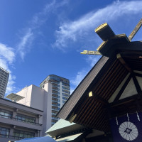 神社から見える景色