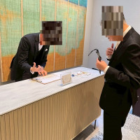 受付の様子です。