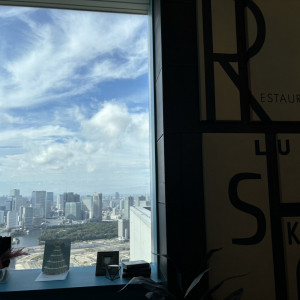 会場入り口付近から見える景色です。|717318さんのRESTAURANT LUKE with SKY LOUNGE（レストランルーク スカイラウンジ）の写真(2268144)