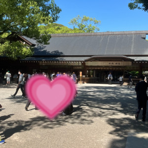 参拝客の方々がたくさんいらっしゃいます。|717340さんの熱田神宮会館の写真(2265072)