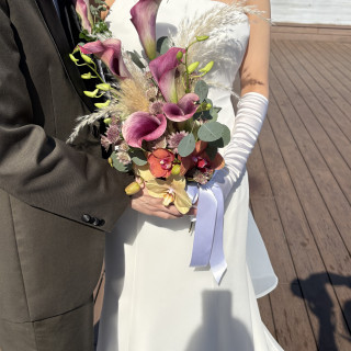 ブーケは専任のコーディネーターと相談して決定しました。