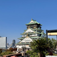 ウェルカムパーティーで使用する屋上からの景色です。