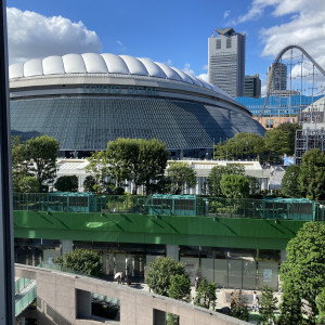 控え室からの長め|717695さんの東京ドームホテルの写真(2238794)