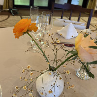 ゲスト卓装花