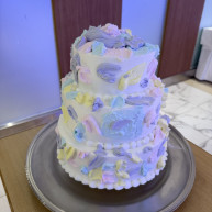 ウェディングケーキ ペイントケーキ