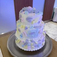 ウェディングケーキ ペイントケーキ