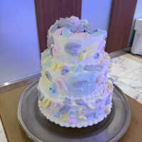 ウェディングケーキ ペイントケーキ