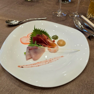 お刺身も美味しいと好評でした|718124さんのハートコート横浜の写真(2483441)