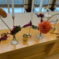 披露宴会場の高砂の装花（その3）