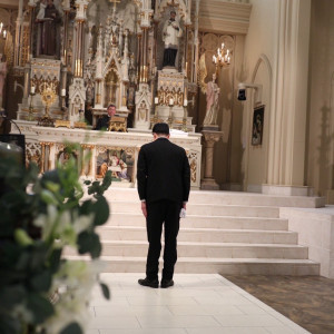 挙式にて新郎入場|718230さんのノートルダムマリノア/FIVESTAR WEDDINGの写真(2460271)