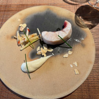 華やかなお魚のプレート。