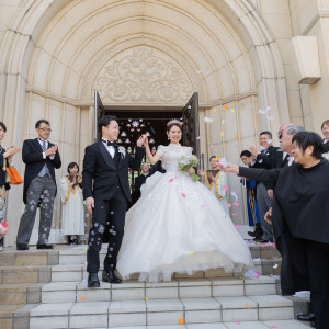 アフターセレモニーです|718573さんのアンジェリカ ノートルダム/FIVESTAR WEDDINGの写真(2502997)