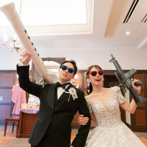 入場前です|718573さんのアンジェリカ ノートルダム/FIVESTAR WEDDINGの写真(2502998)