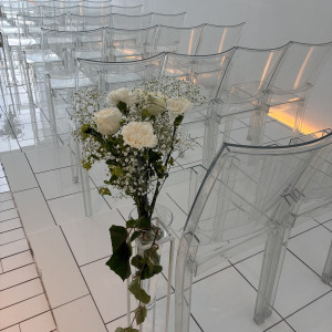 チャペル内の装花|718763さんのHOTEL SETRE（ホテルセトレ）の写真(2505039)