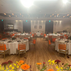 披露宴会場です！お花も可愛くしてくれました|719193さんのラヴィール岡山の写真(2578795)