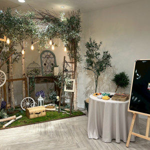 ウェルカムスペースです！緑もあり、写真映えばっちり|719193さんのラヴィール岡山の写真(2578798)