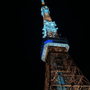 披露宴終了後の東京タワー|719389さんのThe Place of Tokyo（ザ プレイス オブ トウキョウ）の写真(2247725)