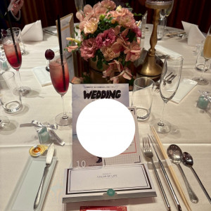 ゲストテーブルのペーパーアイテム|719494さんのTHE GRAND ORIENTAL MINATOMIRAI(グランドオリエンタル みなとみらい)の写真(2557713)