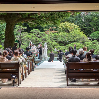 歴史ある日本庭園が素敵です！
神前式にぴったりでした！