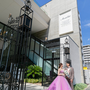 実際の式場入口です。|719709さんのアルカンシエル luxe mariage 大阪（アルカンシエルグループ）の写真(2250367)