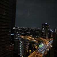 披露宴会場からの夜景